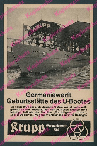 Krupp germaniawerft boot u - krupp,